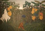 Henri Rousseau The Repast of the Lion china oil painting artist